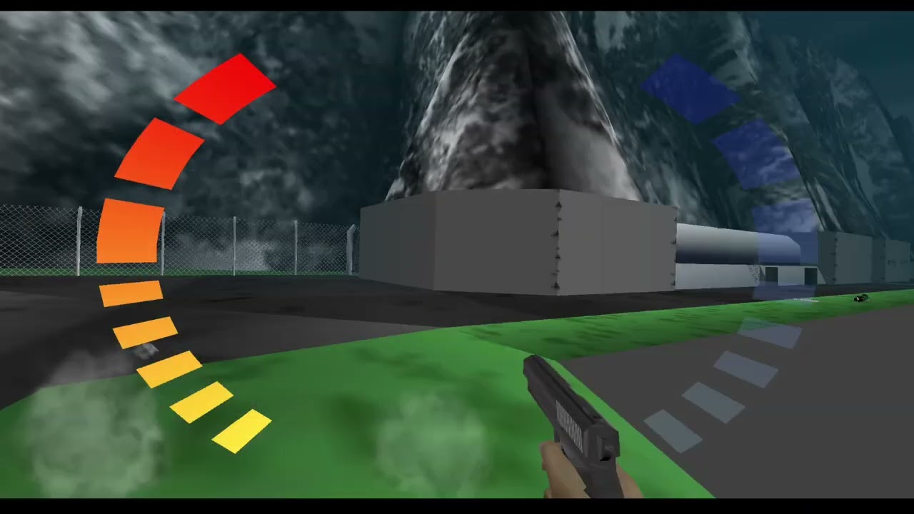 GoldenEye - King of the Hill mod, Enemy Rockets. Run!