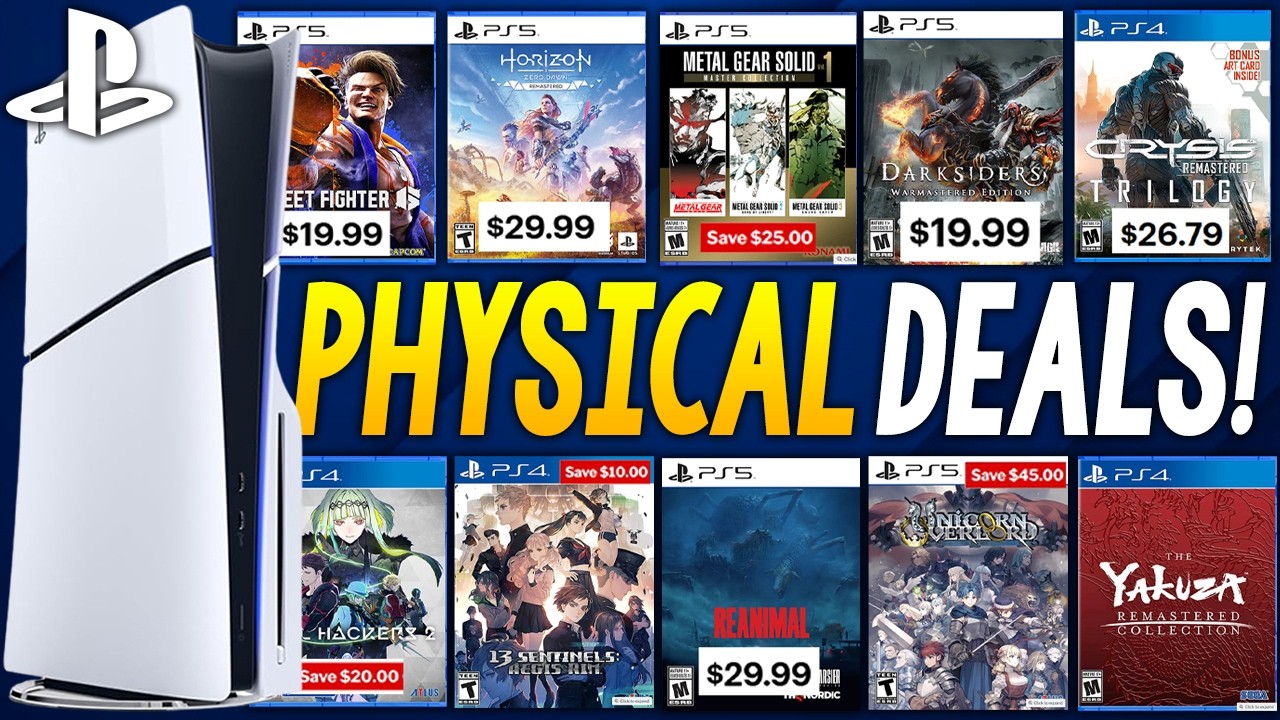 Куча крутых скидок и распродаж на ФИЗИЧЕСКИЕ ИЗДАНИЯ ИГР ДЛЯ PS5 ПРЯМО СЕЙЧАС!