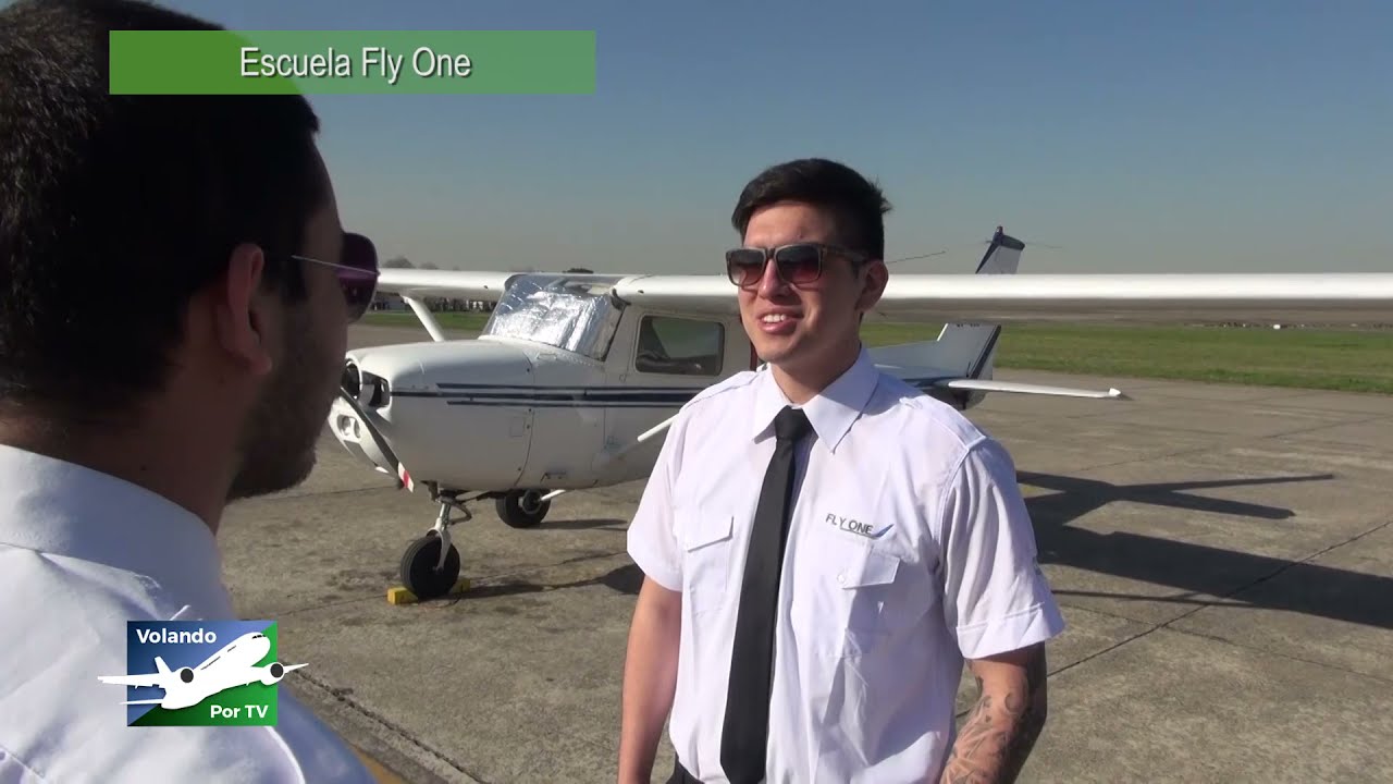 VOLANDO POR TV - FLY ONE ESCUELA  DE VUELO - ARGENTINA