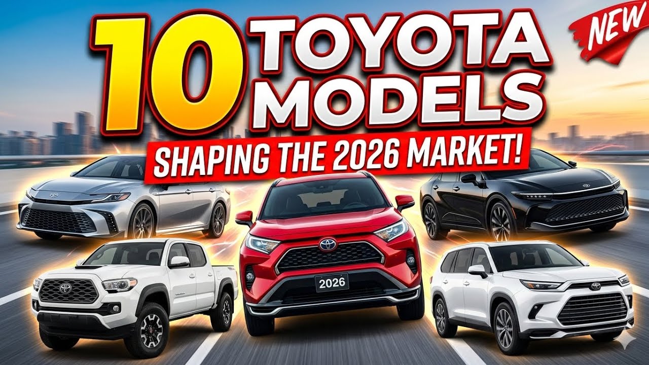 10 Toyota Models Shaping the 2026 Market!