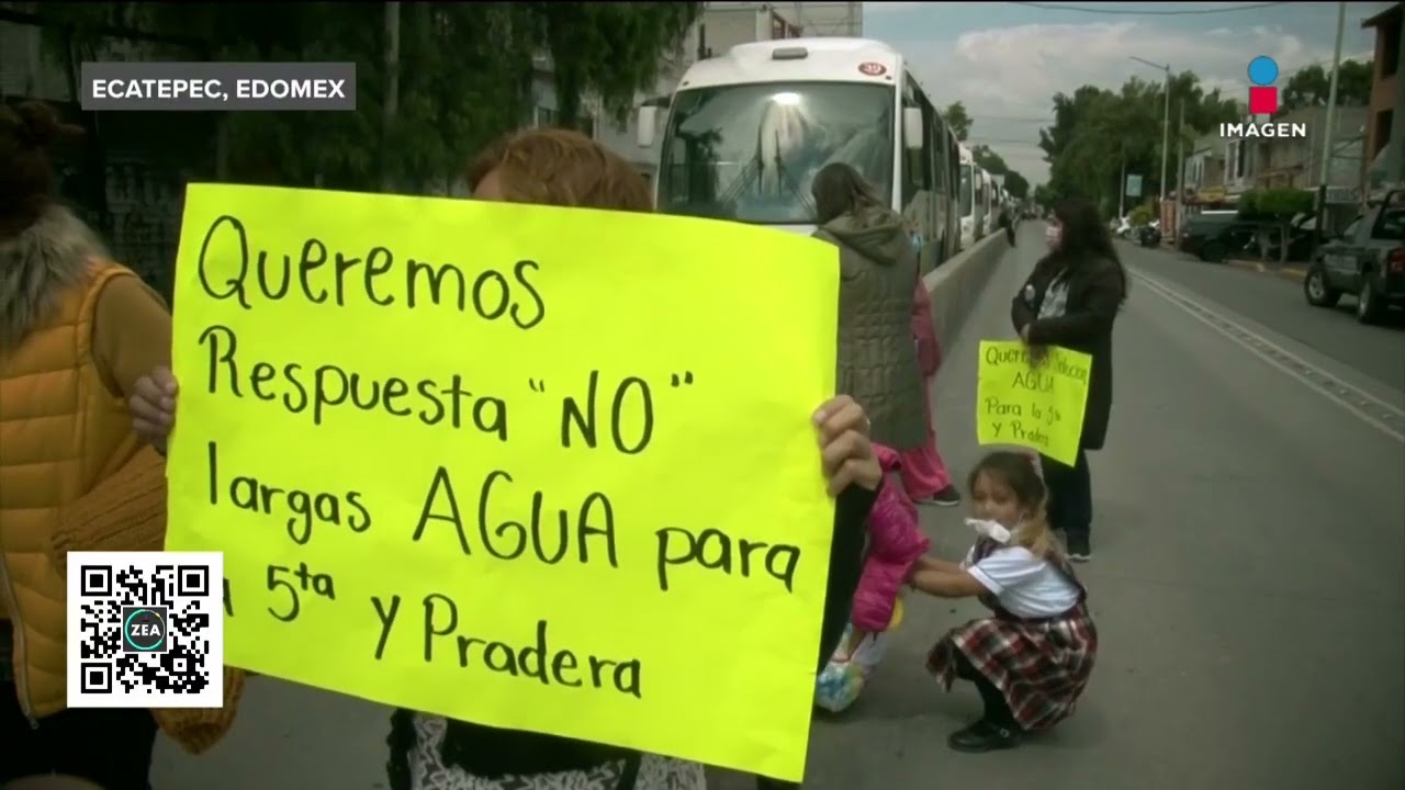 Bloqueo por falta de agua desata conatos de violencia en Ecatepec | Noticias con Francisco Zea
