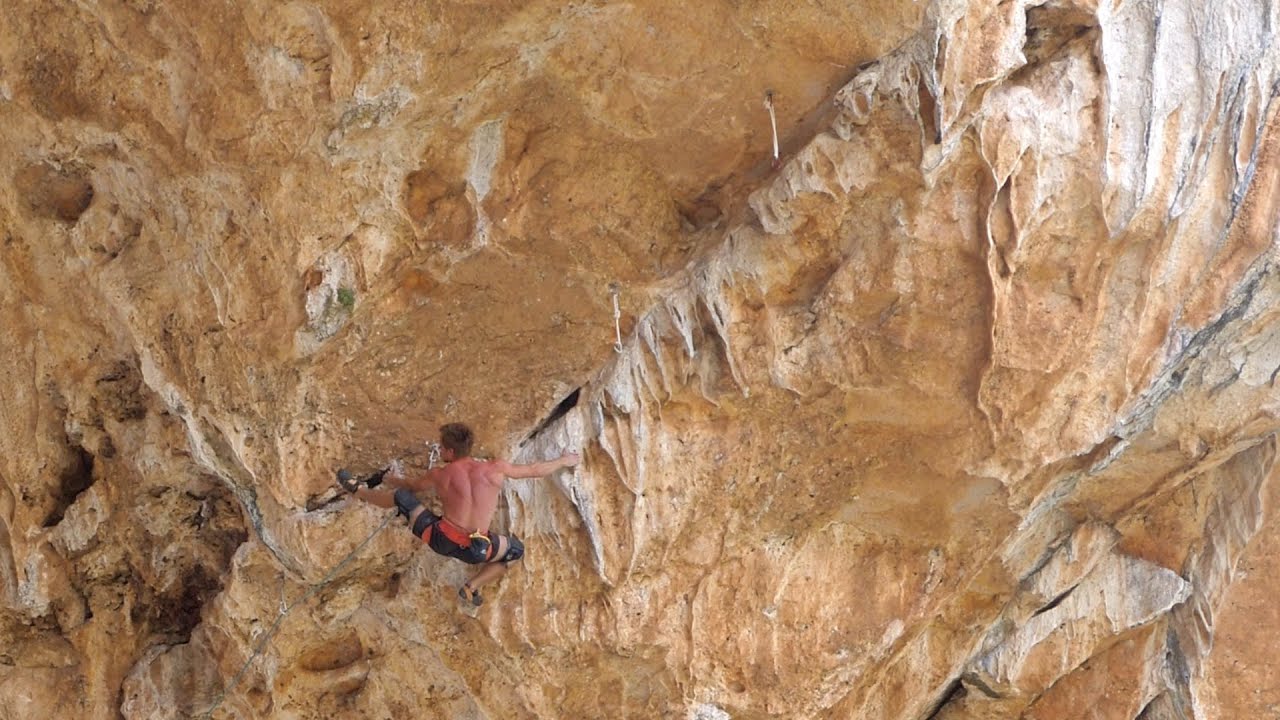 Donkey Kong Jr. 8a+ / 5.13c Flash (Leonidio, Greece) Uncut Ascent