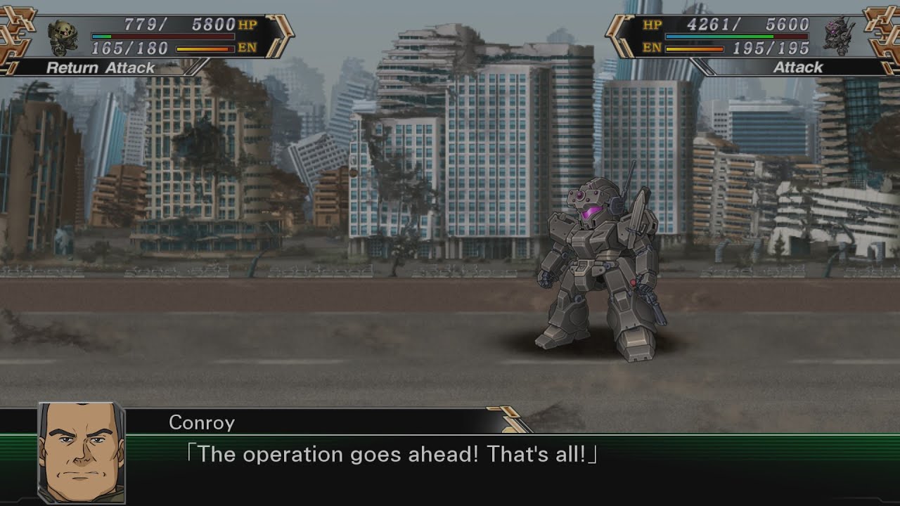 Super Robot Wars V - Jegan ECOAS Type[Without Shield] Attacks | スーパーロボット大戦V - ジェガン (エコーズ)  全武装