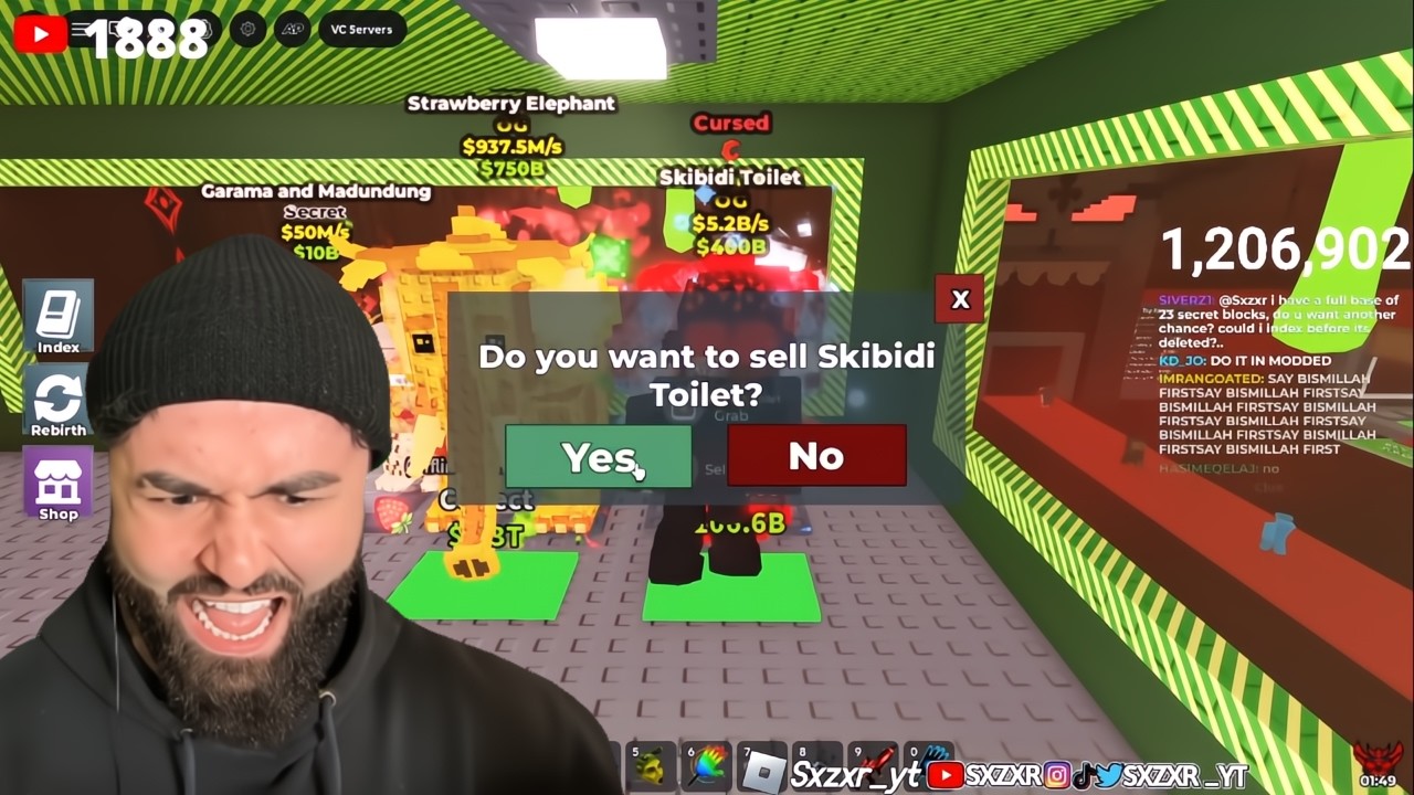 Steal a brainrot with viewers *NEW UPDATE