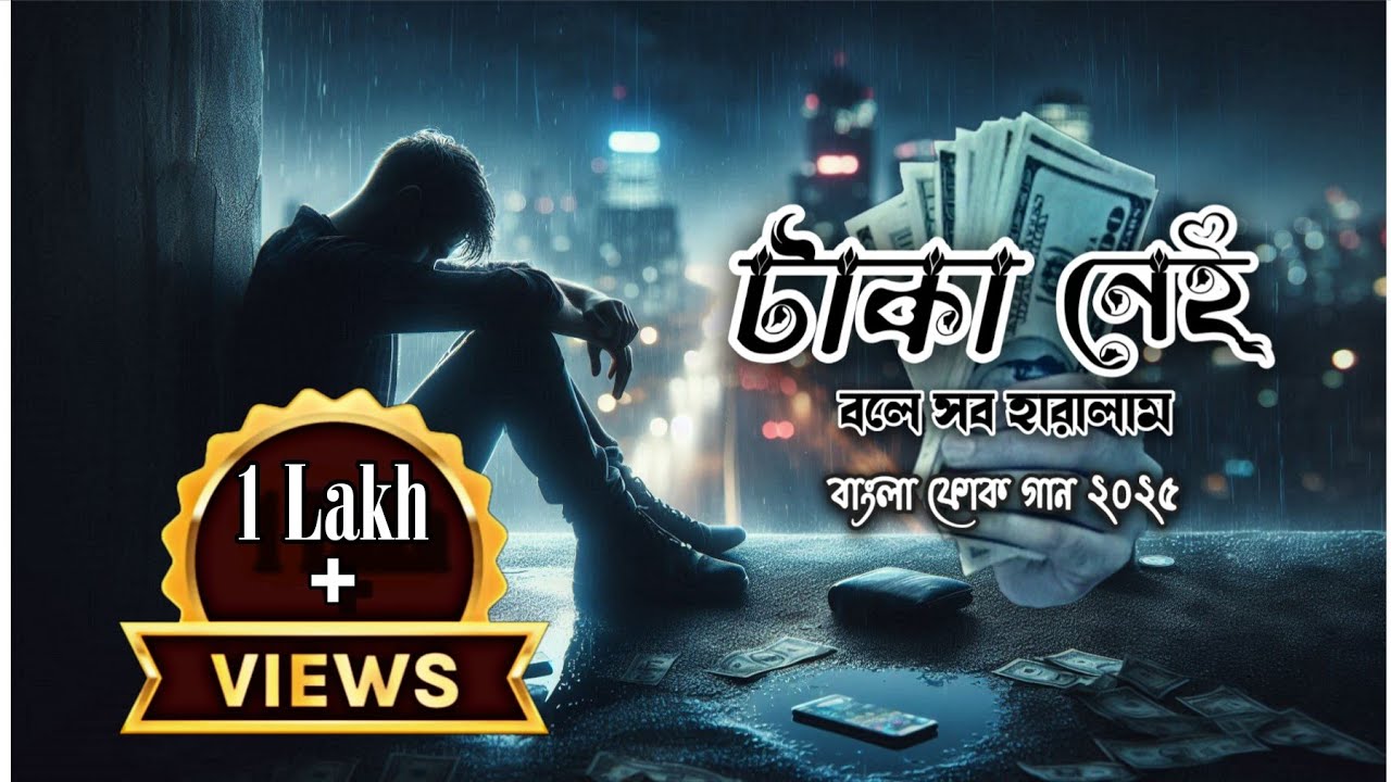 Taka Nei Bole Sob Haralam 😢 | Bangla Folk Song | Bengali Sad Song