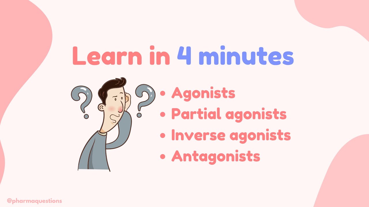 Agonists VS partial agonists VS inverse agonists VS antagonists