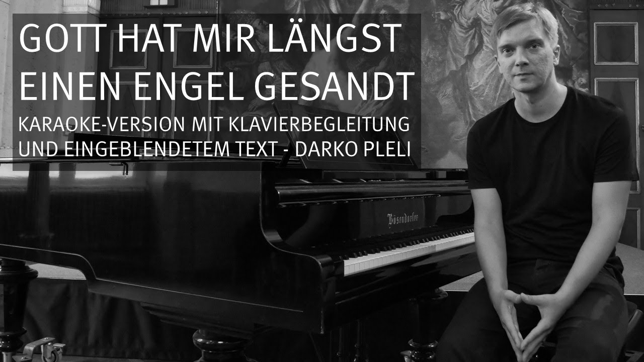 Gott hat mir längst einen Engel gesandt / Karaoke-Version mit eingeblendetem Text