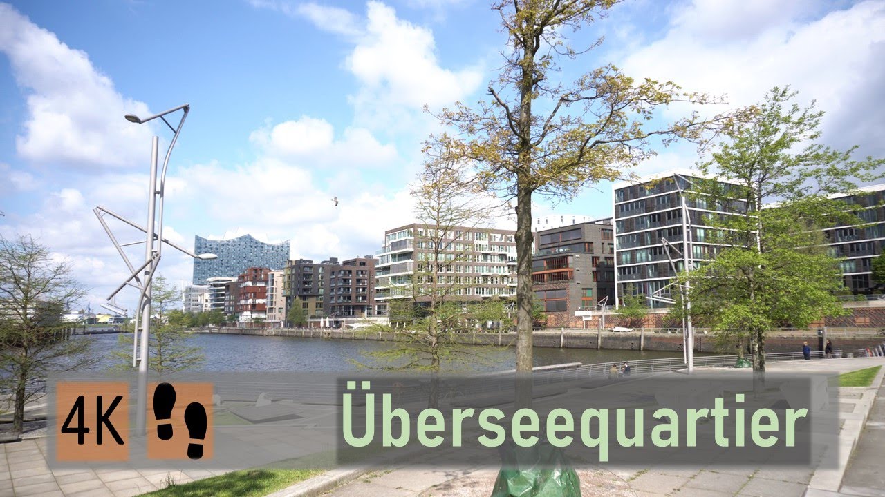 HAMBURG-HAFENCITY, Germany 🇩🇪 | 4K | Walk in Überseequartier Modern District