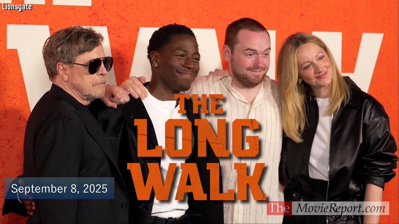 THE LONG WALK movie premiere David Jonsson, Cooper Hoffman, Mark Hamill - September 8, 2025 4K