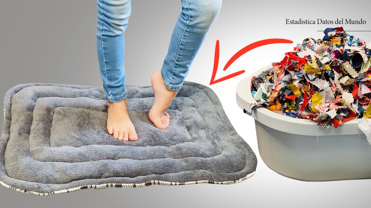 ✨ Reuse Your Old Blankets And Scraps Into Something Useful For Home / Easy Rug / Sewing Ideas