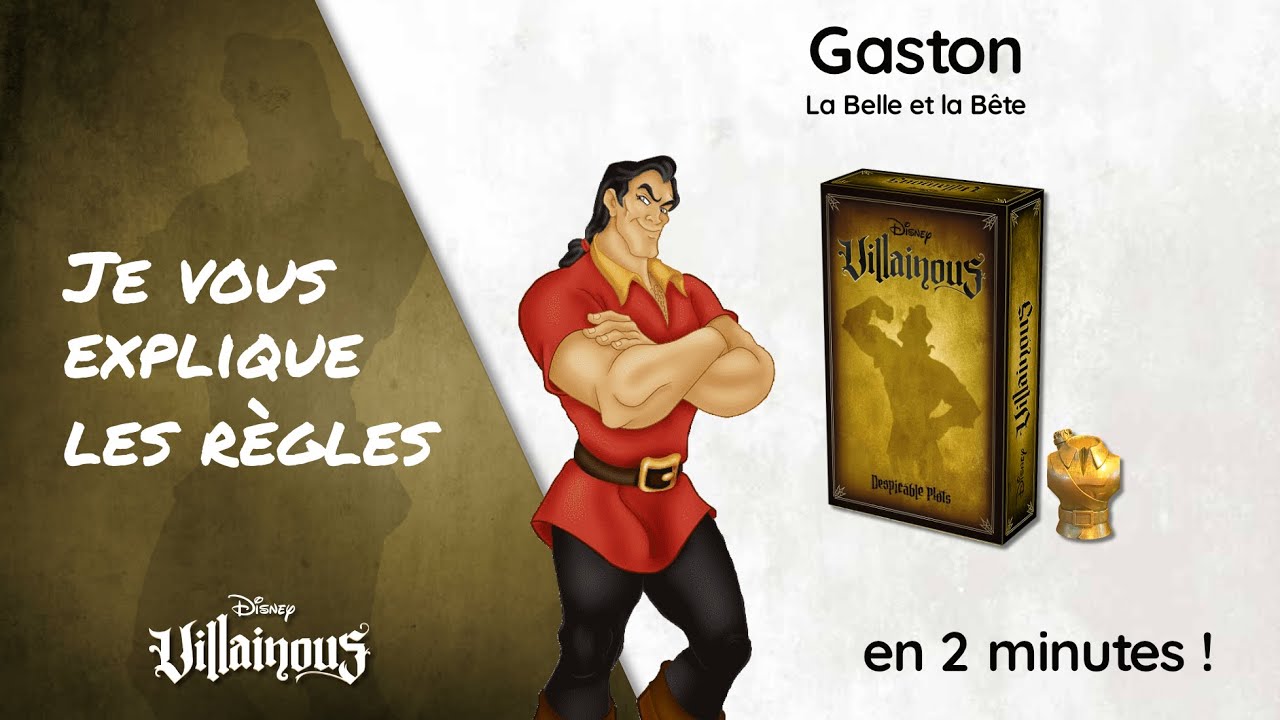 Je vous explique les règles de GASTON - VILLAINOUS en moins de deux minutes!