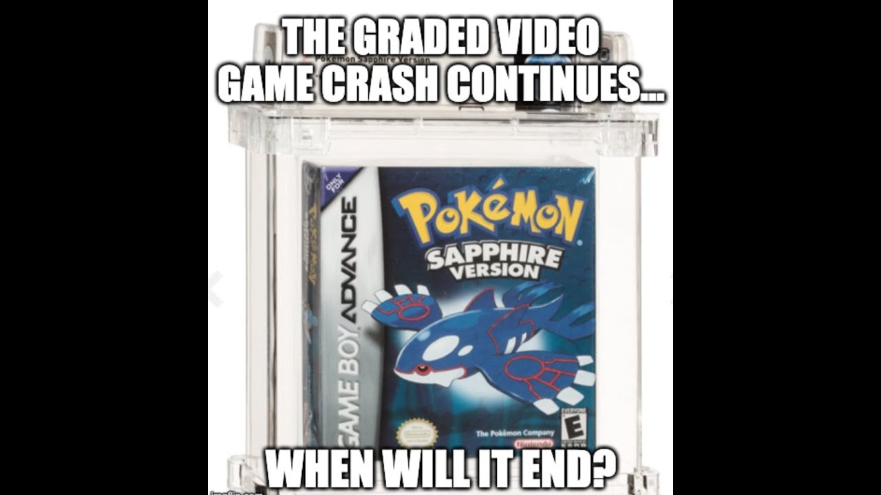The Graded Video Game Crash Continues! When Will the Carnage End? Risks of Manipulated Markets!