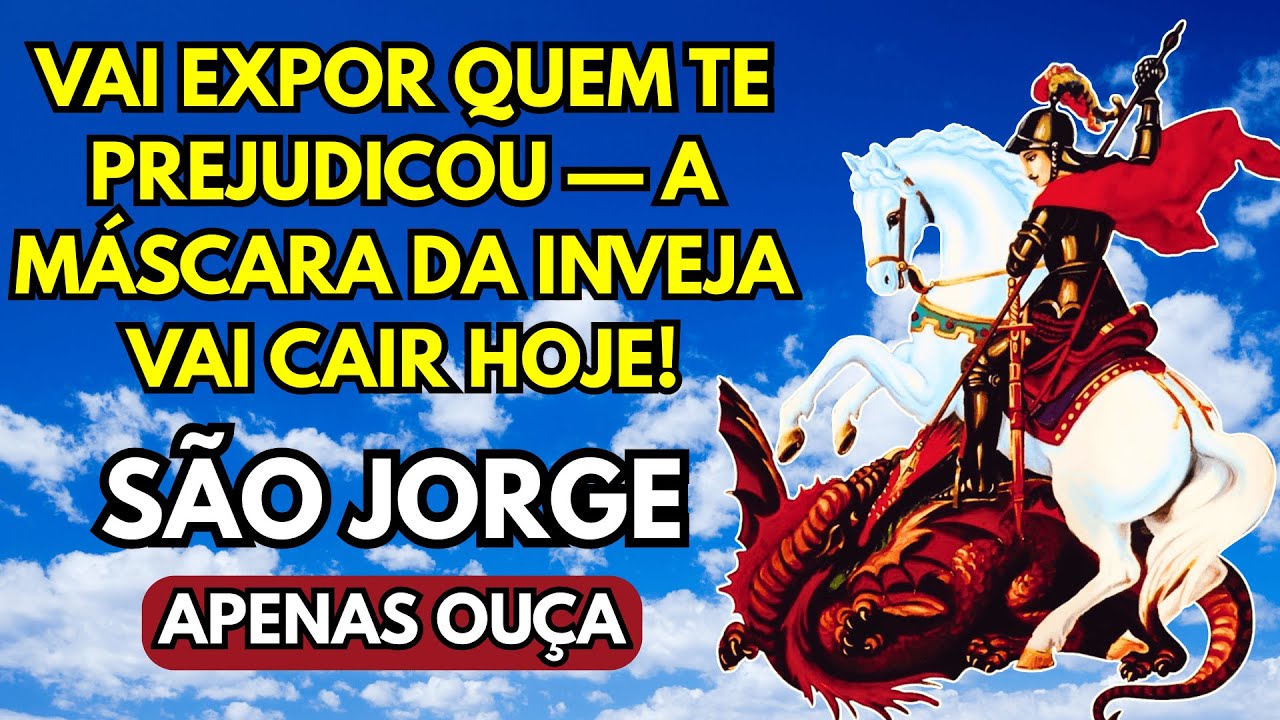 SÃO JORGE VAI EXPOR QUEM TE PREJUDICOU — A MÁSCARA DA INVEJA VAI CAIR HOJE!