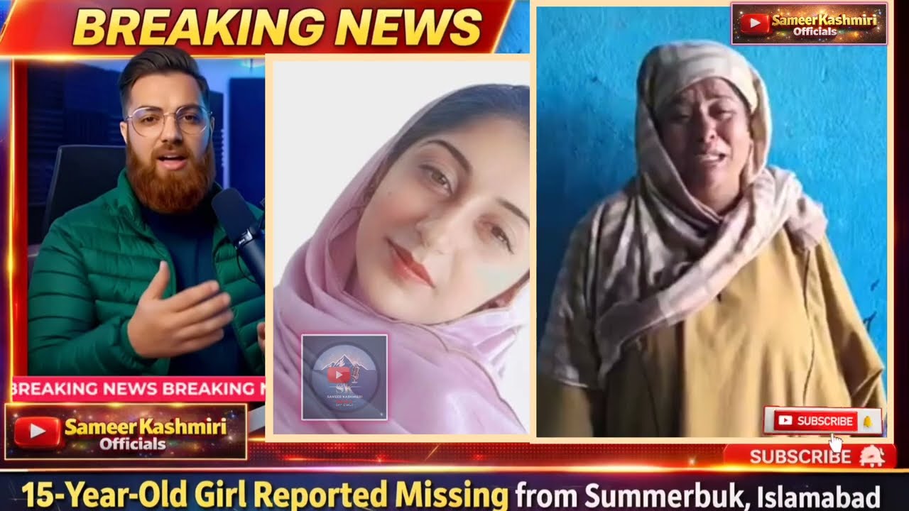 Urgent Alert: Minor Girl Kulsum Farooq Goes Missing; Family Seeks Help