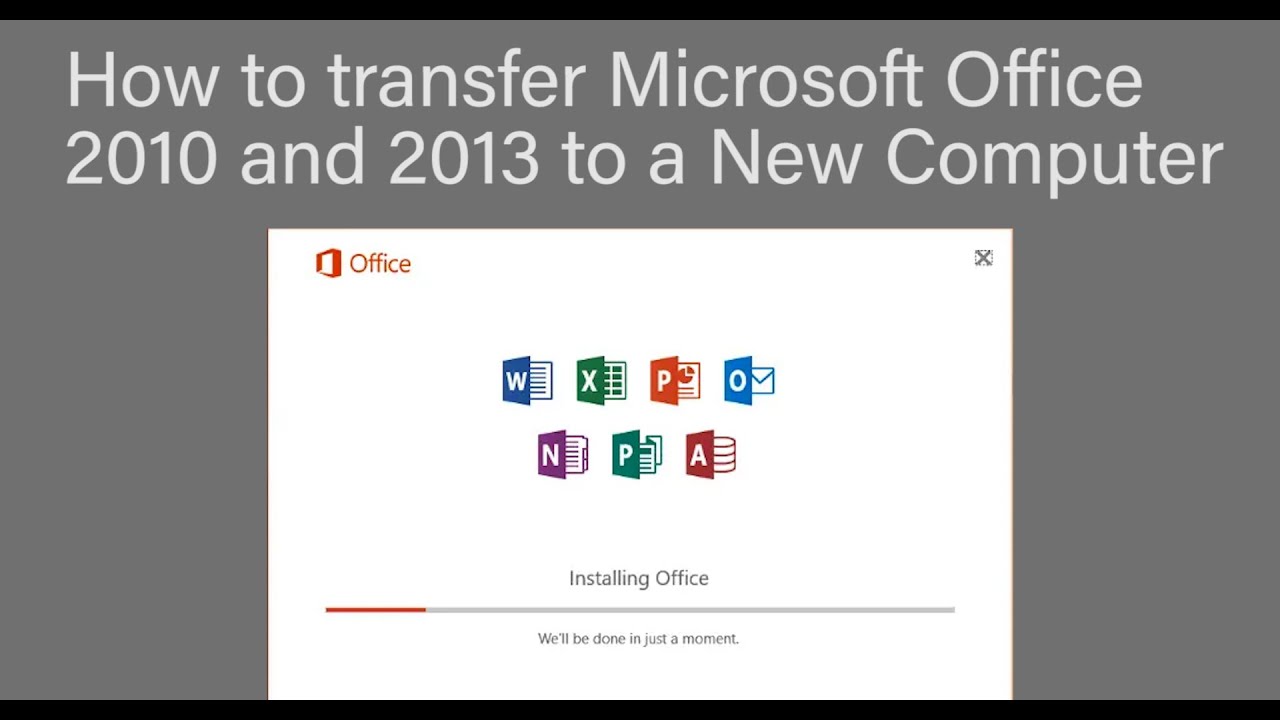 How to Transfer Microsoft Office to a New Computer