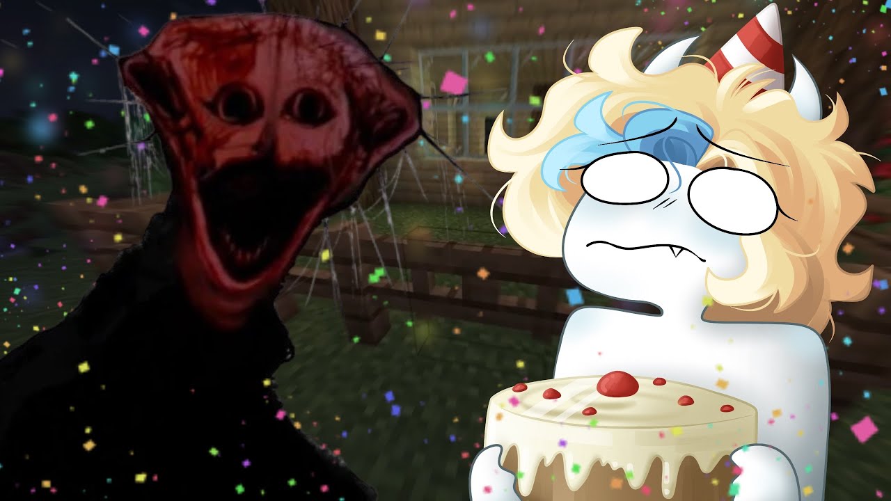 I invited The Boiled One to my birthday party… | Minecraft Boiled One mod