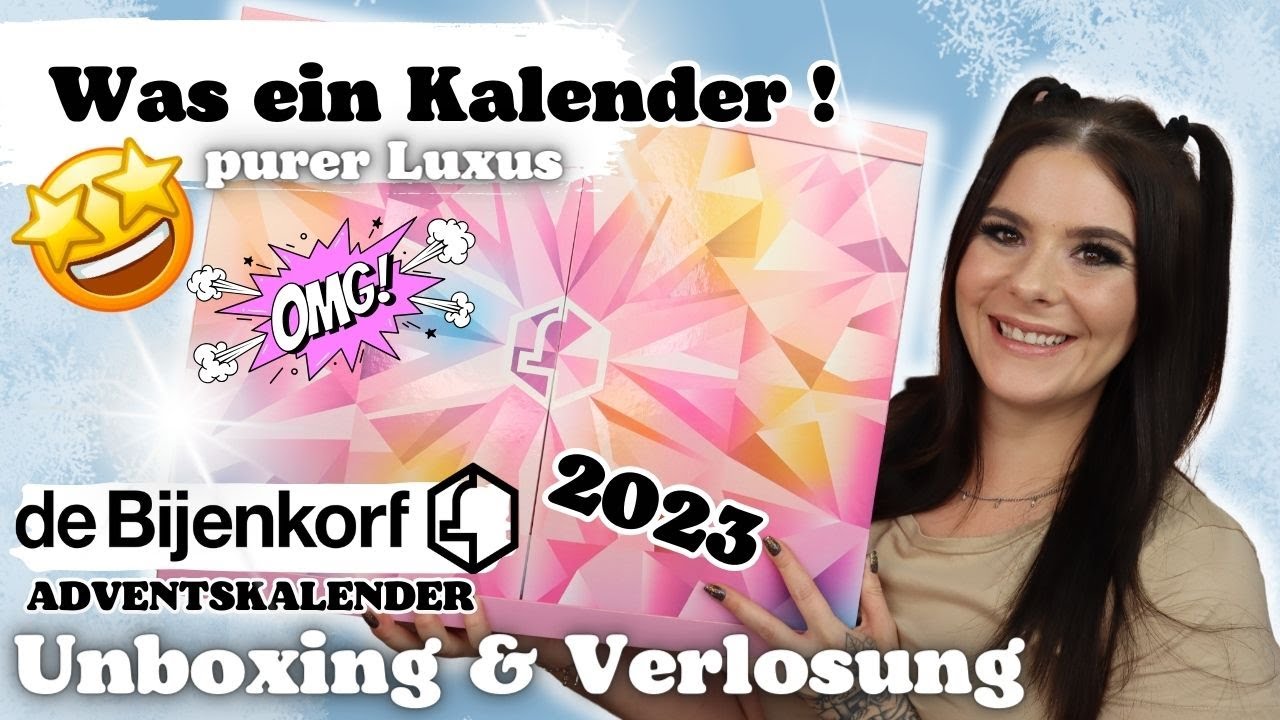 Purer Luxus 🤩 de Bijenkorf ADVENTSKALENDER 2023 | 25 Türchen Unboxing & Verlosung