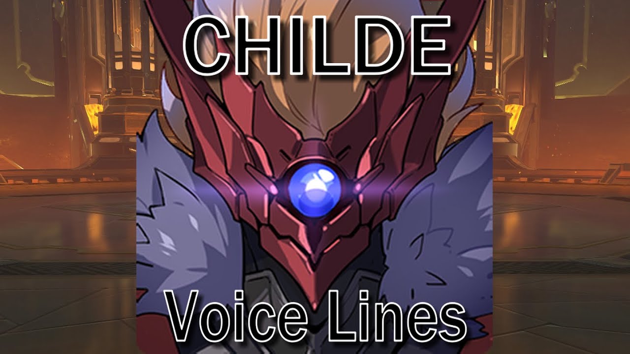 Childe (Weekly Boss) - Voice Lines -- Genshin Impact