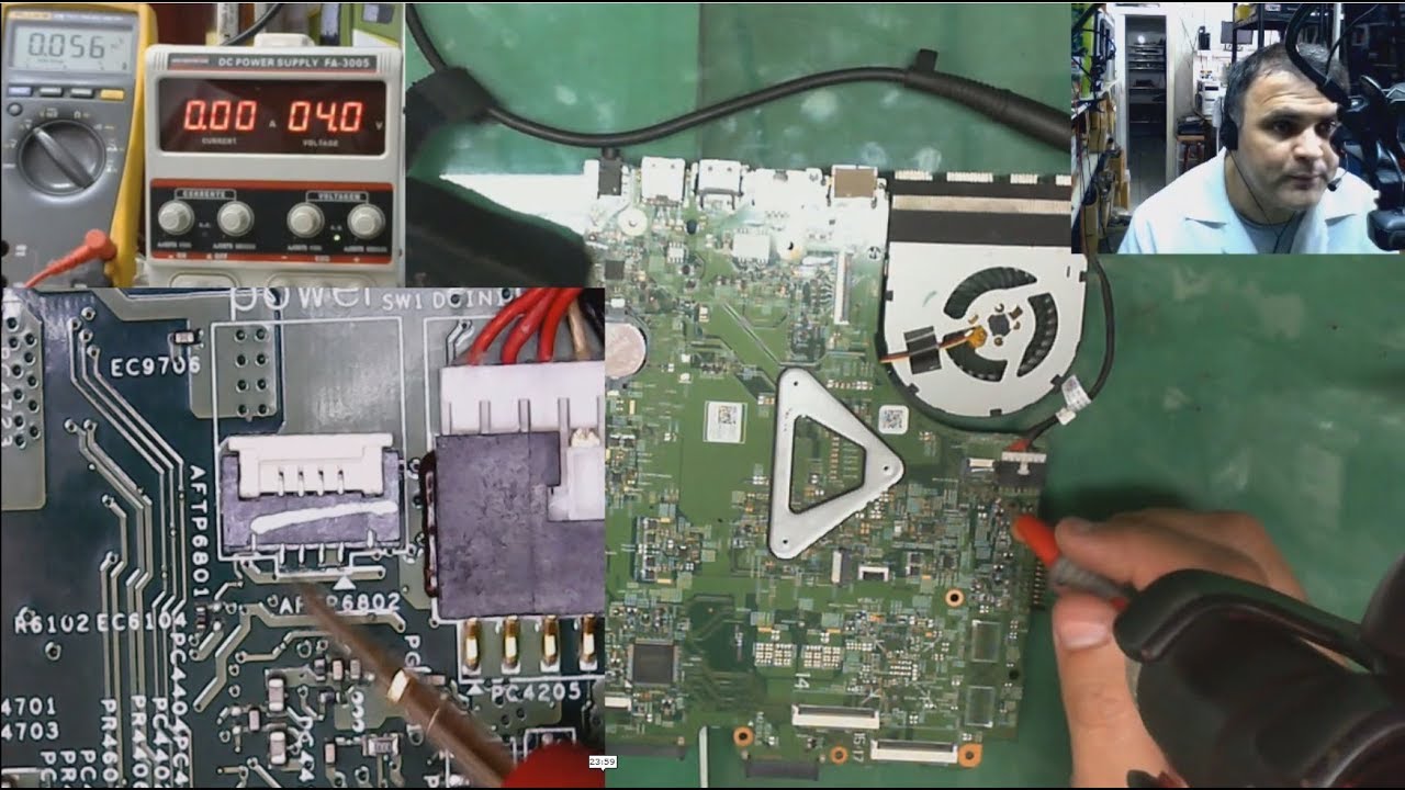 Dell Inspiron 15 não liga. Conserto completo - Parte 1/2