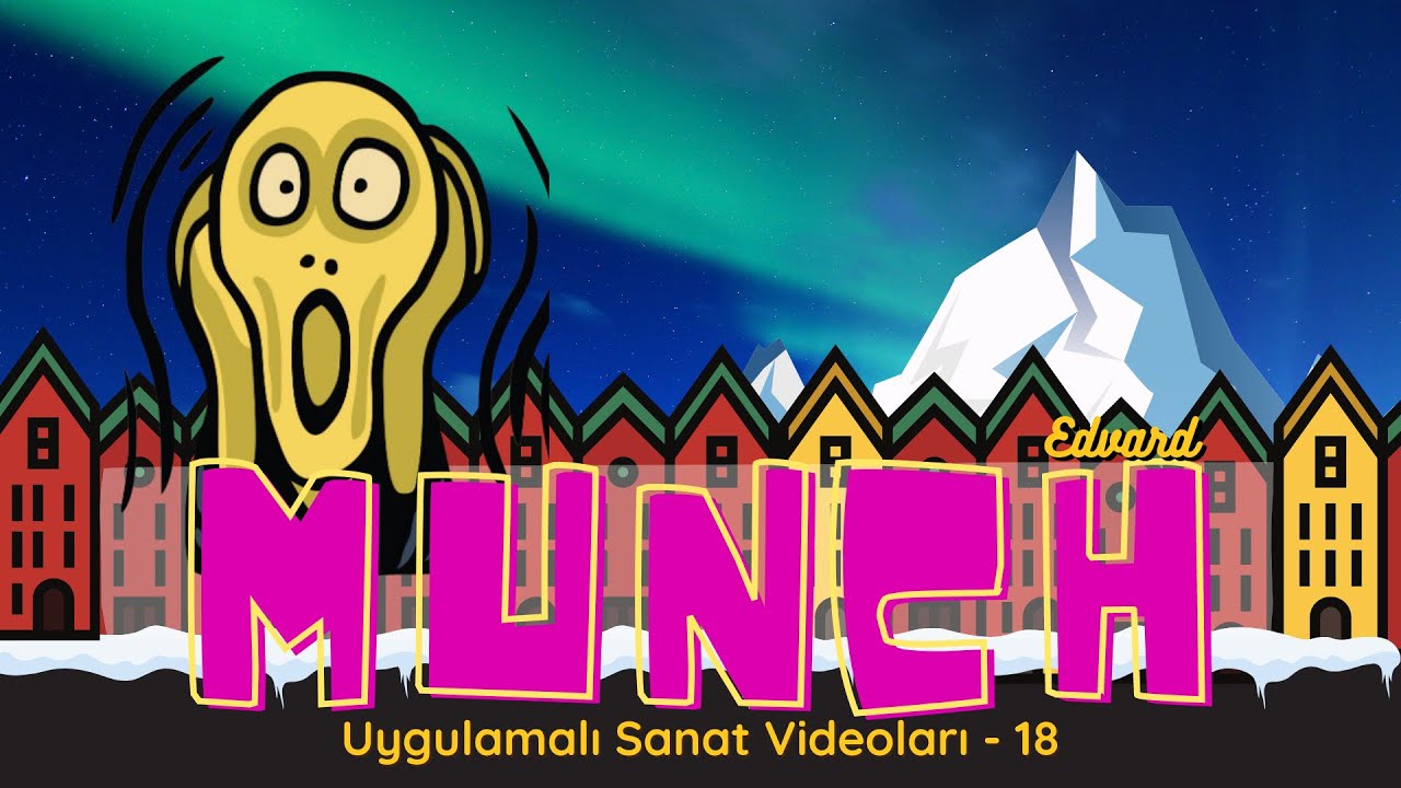 Çocuklar İçin Sanat: Edvard Munch | Uygulamalı Sanat Dersleri (18)  #EdvardMunch