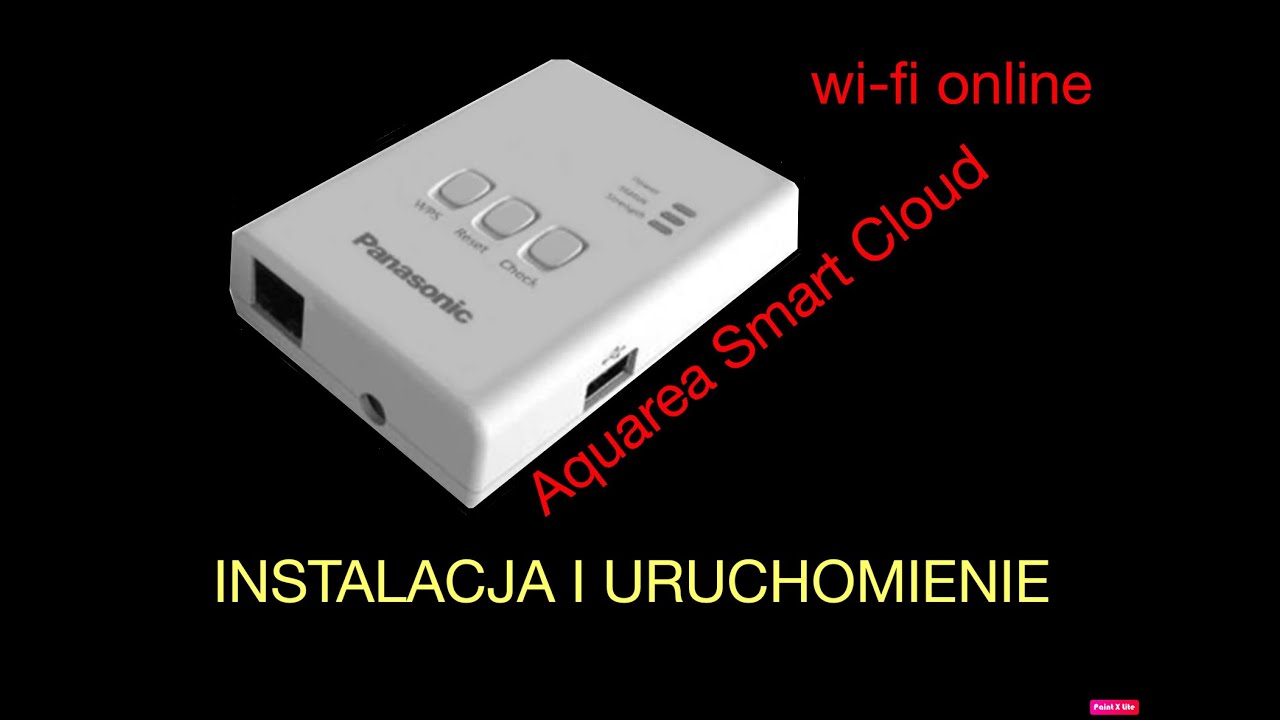 Jak zainstalować i uruchomić wi-fi SmartClaud Panasonic CZ-TAW1 Service Cloud sterowanie PompaCiepła
