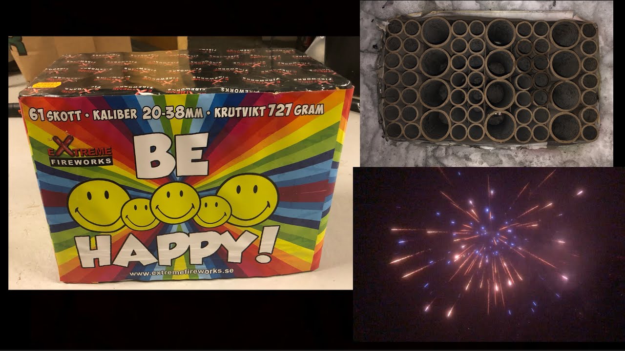 Be happy (extreme fireworks)