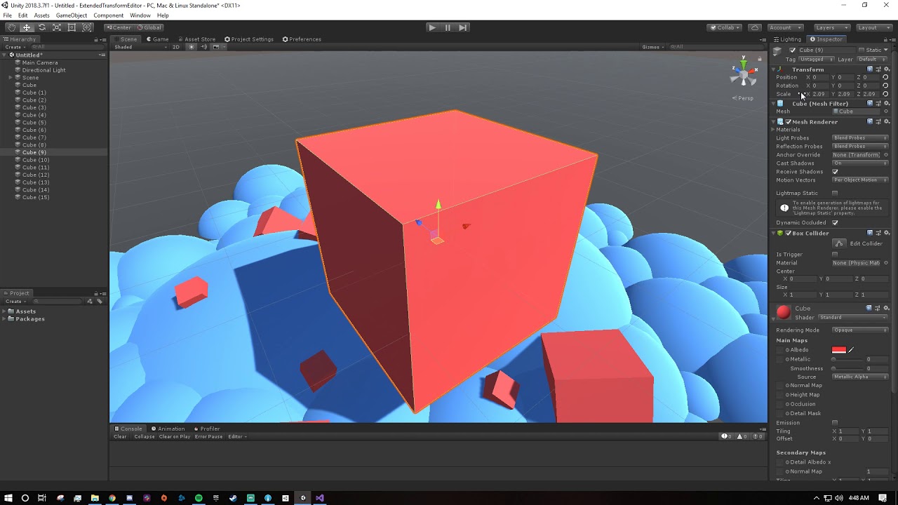 Extended Transform Editor | Free Unity Asset