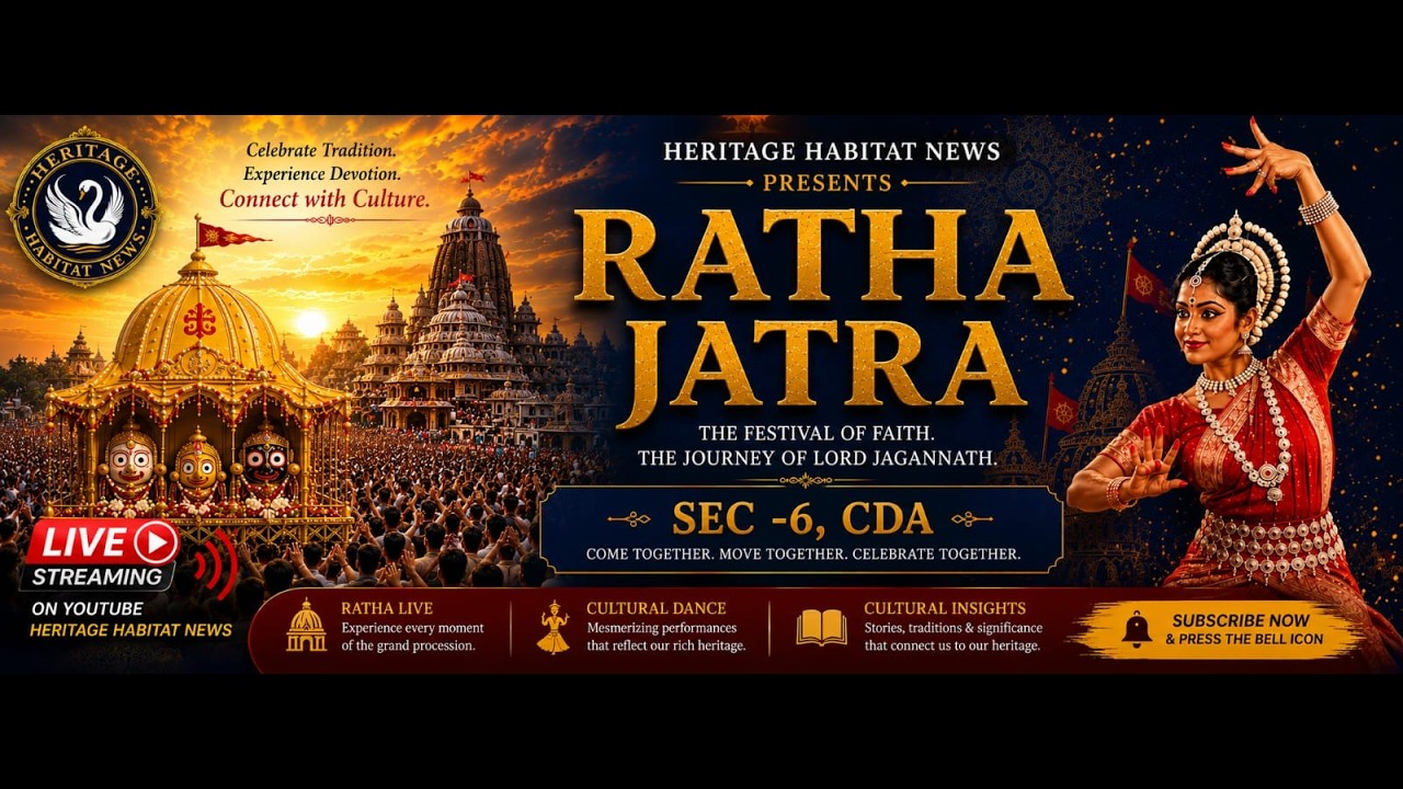 RATHA JATRA | CDA | SEC - 6 | Heritage Habitat News