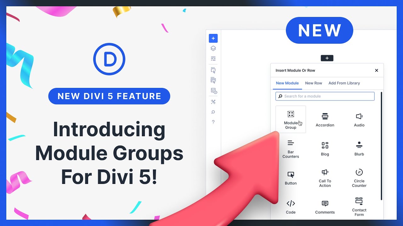 Introducing Module Groups For Divi 5!