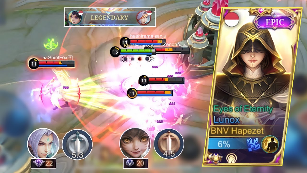 Lunox EoE is Back! Bikin 2 Hero OP Musuh Ketar Ketir | Mobile Legends