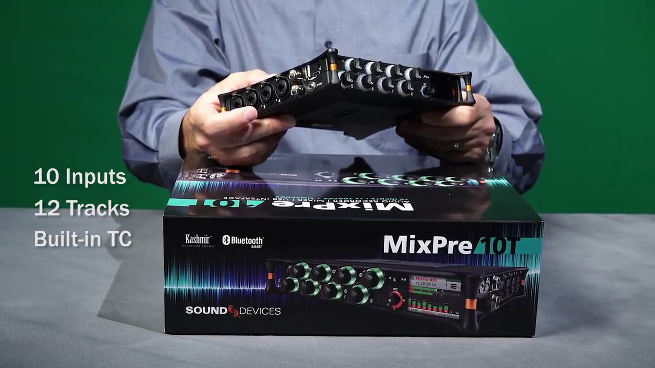 사운드디바이스 신제품 MixPre-10T 오디오 레코더