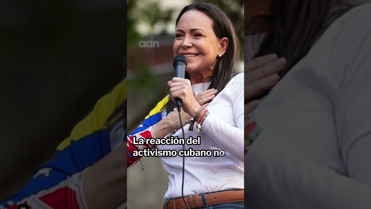 Activismo cubano felicita a Mar&iacute;a Corina Machado por el Nobel de la Paz