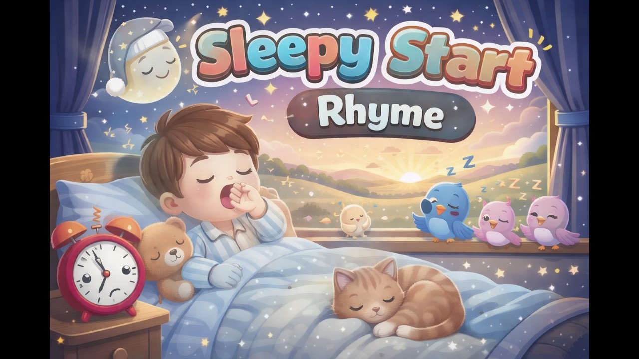 Sleepy Star Rhyme 🌙⭐ | Sweet Bedtime Song for Kids