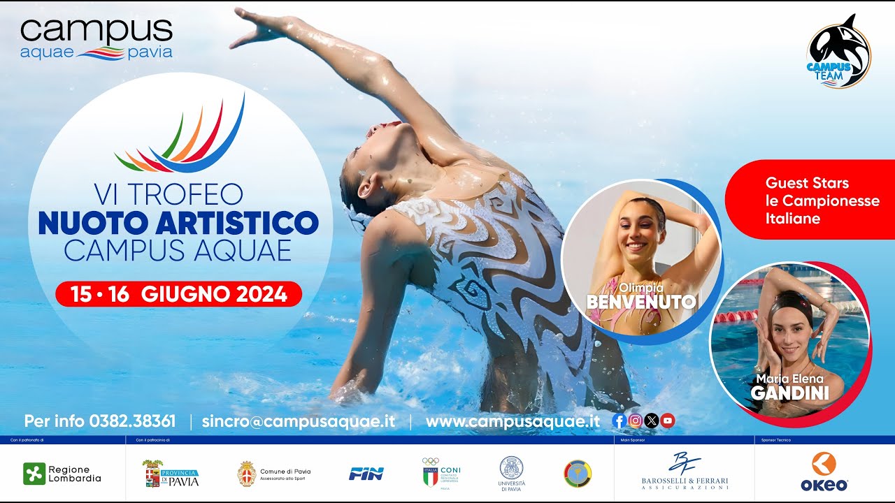 VI TROFEO DI NUOTO ARTISTICO CAMPUS AQUAE 2024
