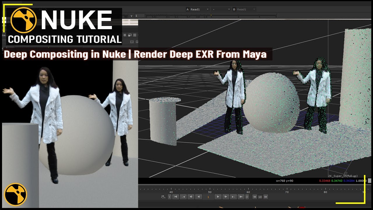 Учебное пособие по композиции Nuke Deep | Основы глубокой композиции в Nuke | Композиция Nuke Deep