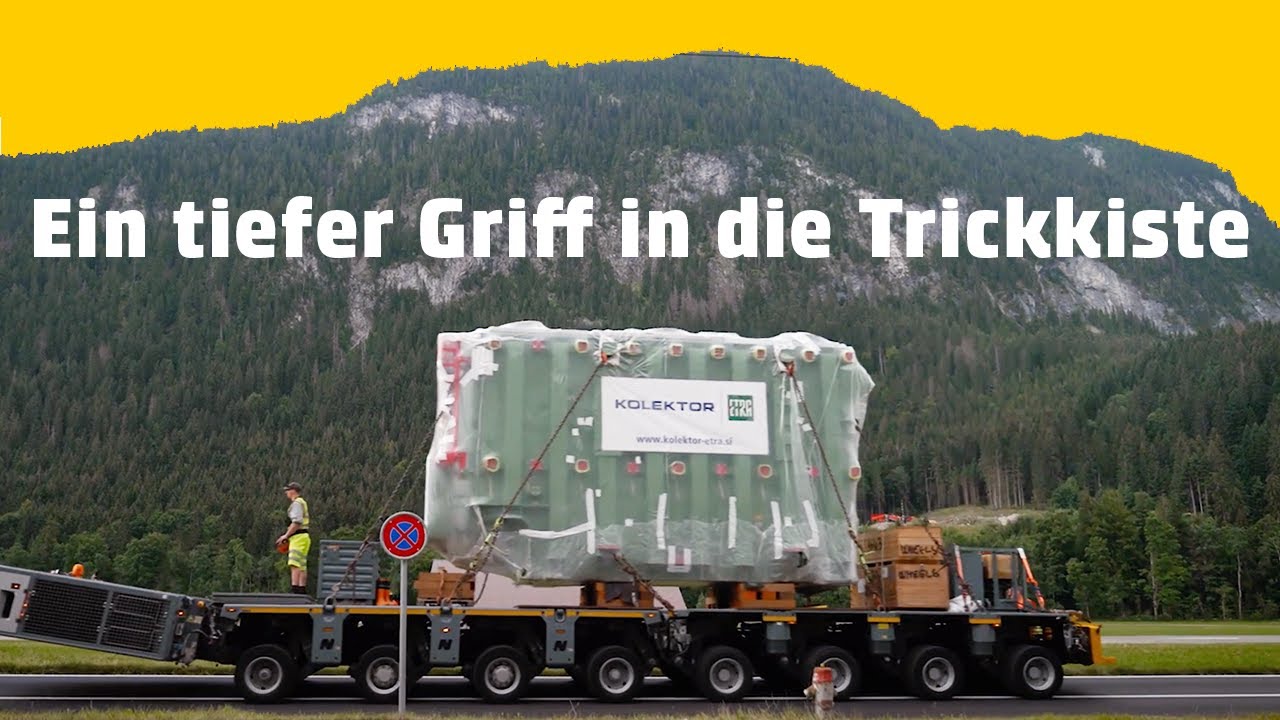 Wie kommt ein tonnenschwerer Trafo aus Slowenien ins Saanenland? I Schwertransport I BKW