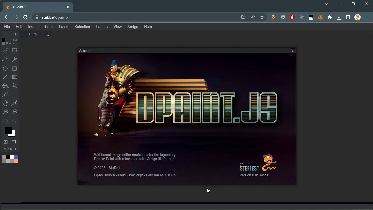Dpaint.js Amiga Specific Features