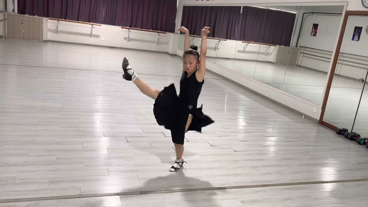Solo jive choreography CBDF 8 year old juvenile