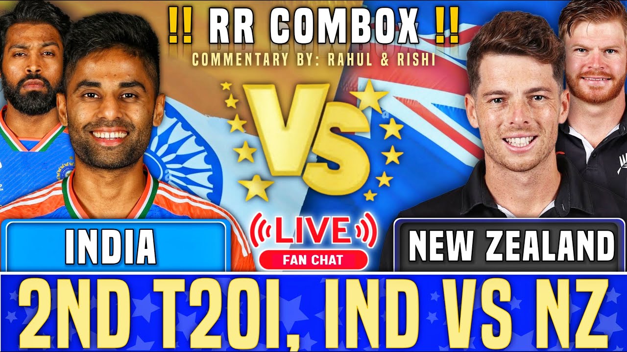 India vs New Zealand, 2nd T20I, New Zealand tour of India, 2026 - Live Cricket Score & Commentary |