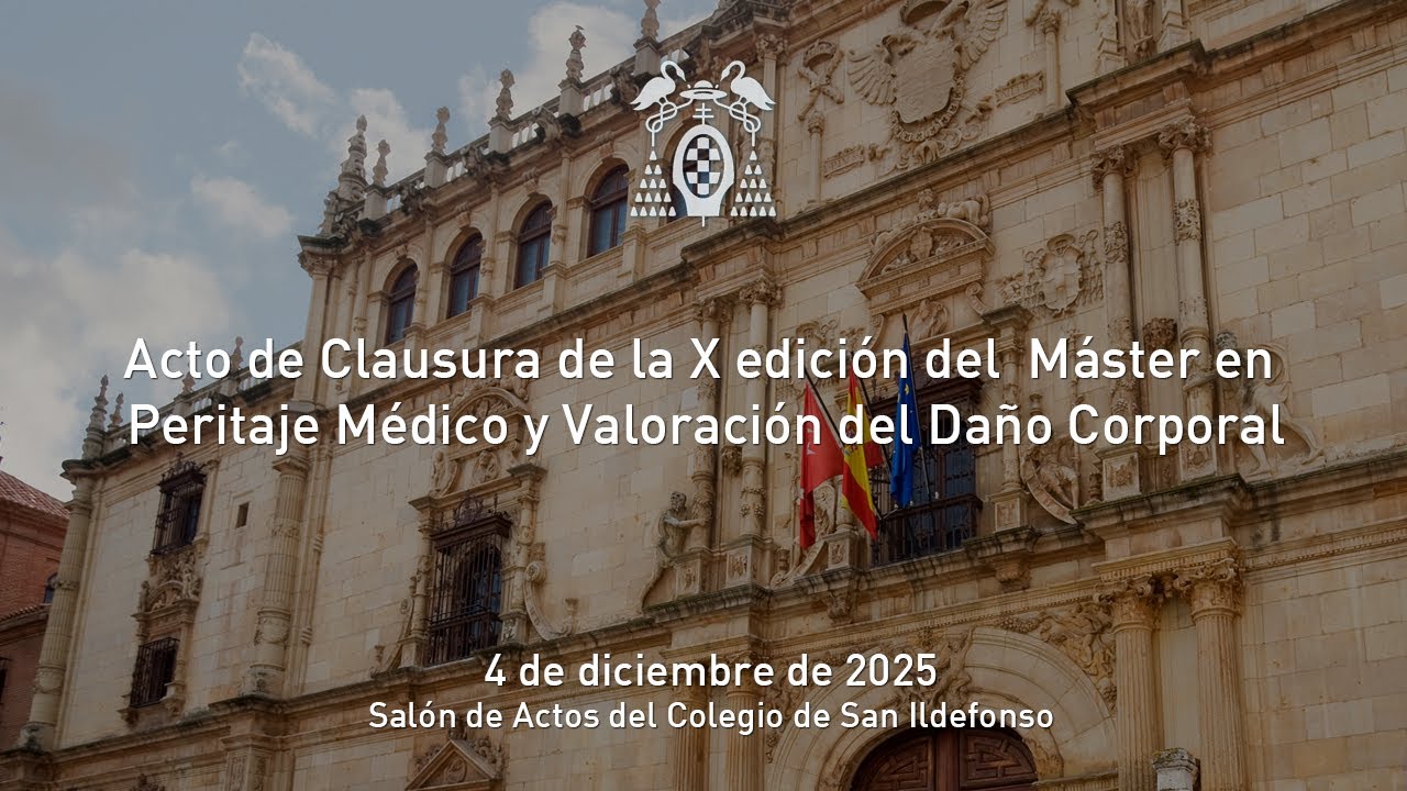 Acto de Clausura de la X Edición del Máster en Peritaje Médico y Valoración del Daño Corporal