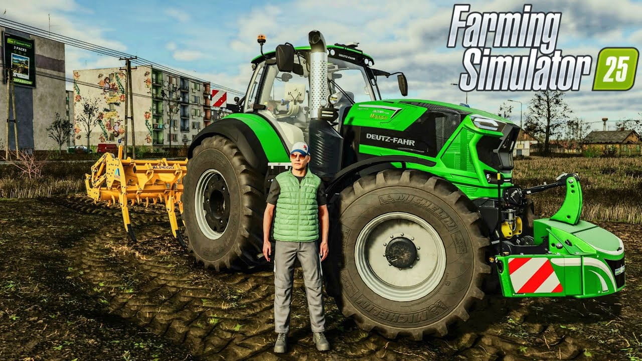 DEUTZ-FAHR Series 8 WARRIOR & ALPEGO K-FORCE 400 in action - subsoiling | Farming Simulator 25