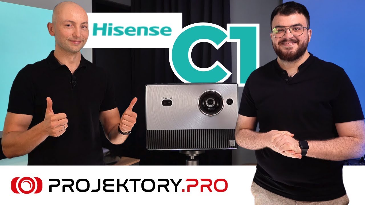 📽 Najlepsze Przenośne Kino 4K ULTRA HD ➡️Laserowy Projektor Hisense C1 ✅ SMART TV ✅ Funkcje AI ✅ TOP