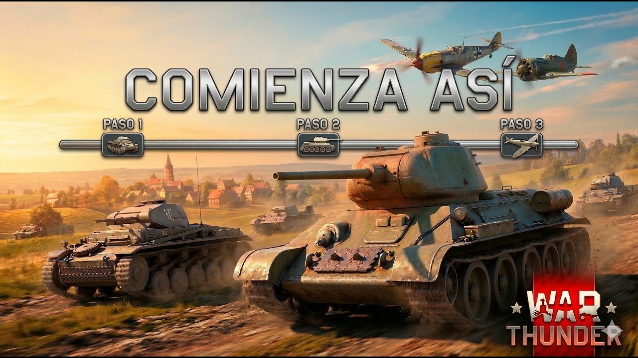 GUIA para PRINCIPIANTES de WAR THUNDER || ¿Que nación cojo? ¿Como consigo aviones?.....