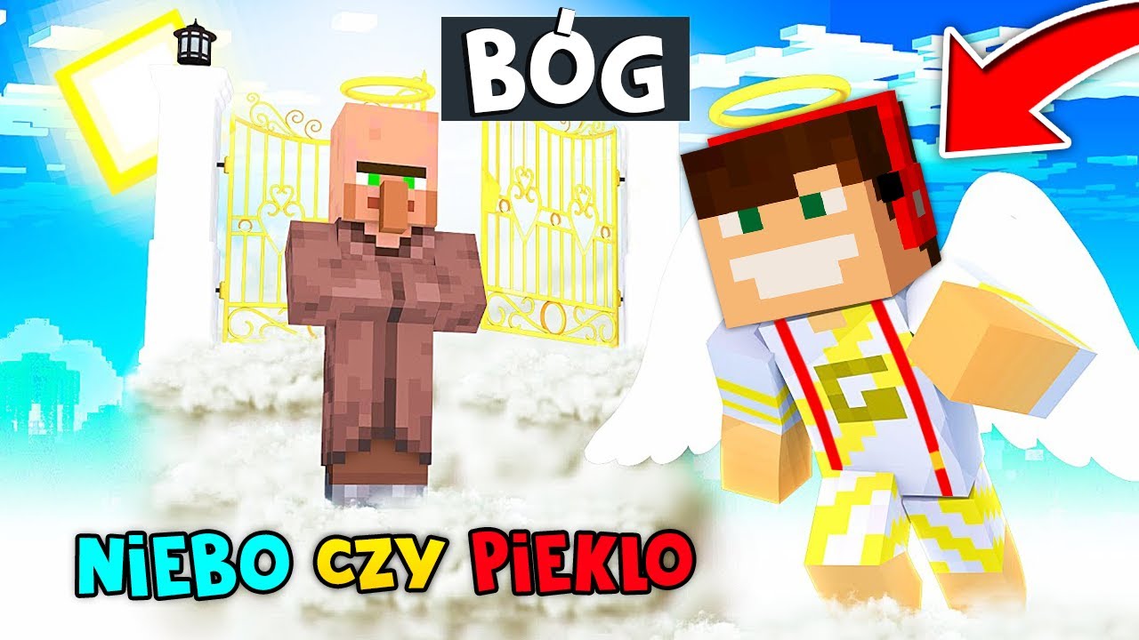 BÓG GPLAY DECYDUJE KTO PÓJDZIE DO NIEBA A KTO DO PIEKŁA W MINECRAFT?! GPLAY & LUMI