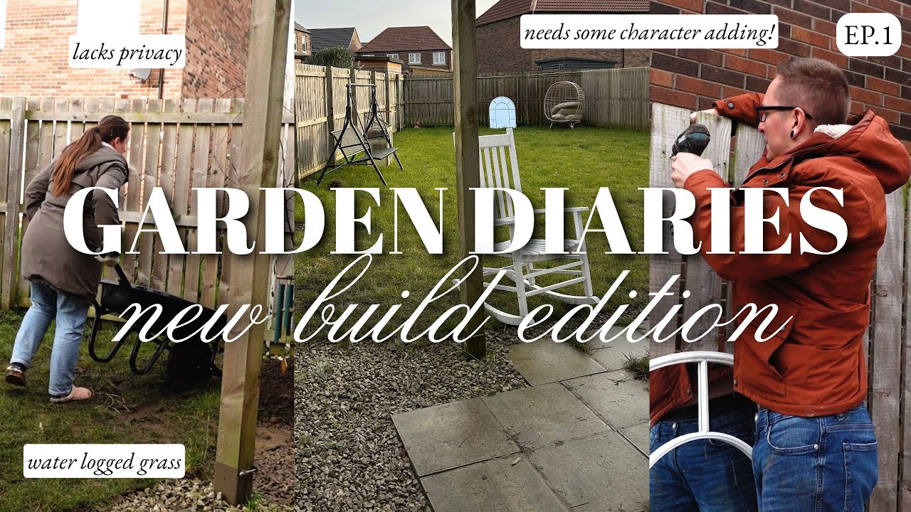 NEW BUILD GARDEN RENOVATION | getting started, our plans, removing a raised bed | ep 1