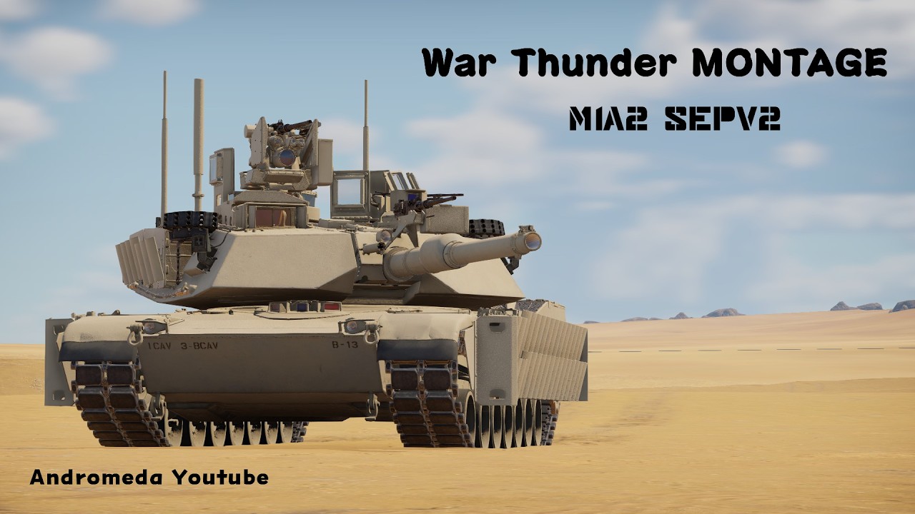 [War Thunder] 워썬더 M1A2 SEPv2 에이브람스 MONTAGE