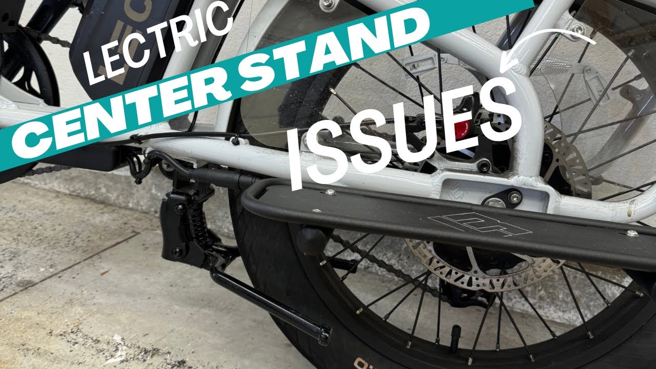 Lectric E-Bike Center Stand Issue #ebikes #lectricxp #lectricexpedition #bikemaintenance