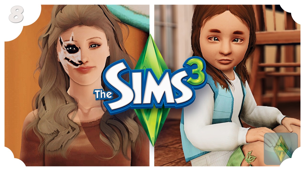 Вечеринка в доме в жуткий день и взросление Хайди 🎃 | Эпизод 8 | The Sims 3 💚