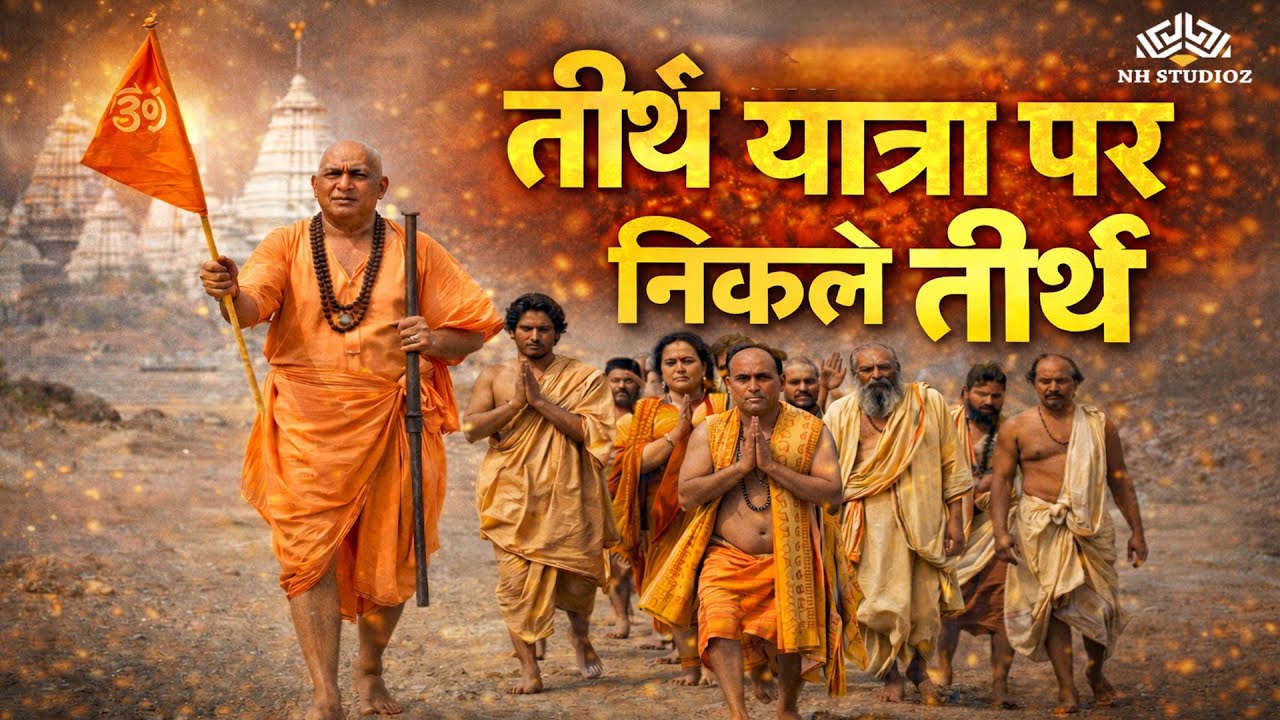 तीर्थ यात्रा पर निकले तीर्थ 🚩Nange Nange Paon (HD) | Bhakti Mein Shakti (1978) Om Shivpuri, Sunder