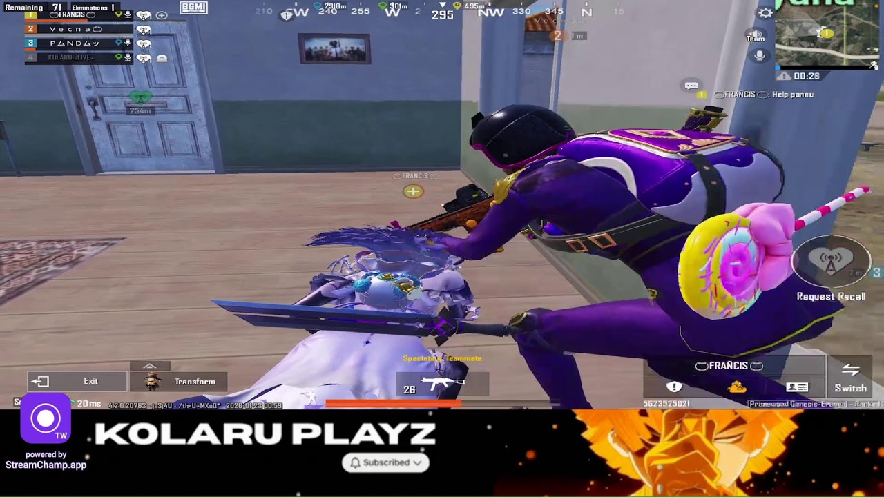 Vanakam nanbargaley😎| KOLARUISLIVE | BGMI!!!